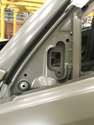 汽車A柱切割示例